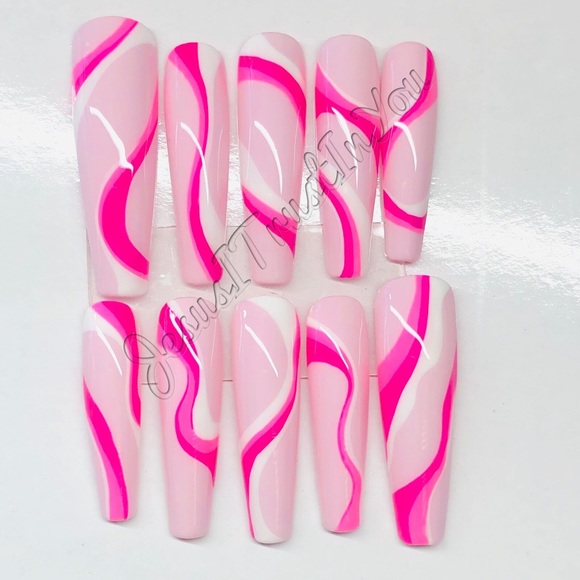 TRANSFORMED- XXL BALLERINA PRESS ON NAILS - Picture 7 of 12